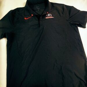 Nike Georgia bulldogs on field coaches Polo Dri-Fit size large